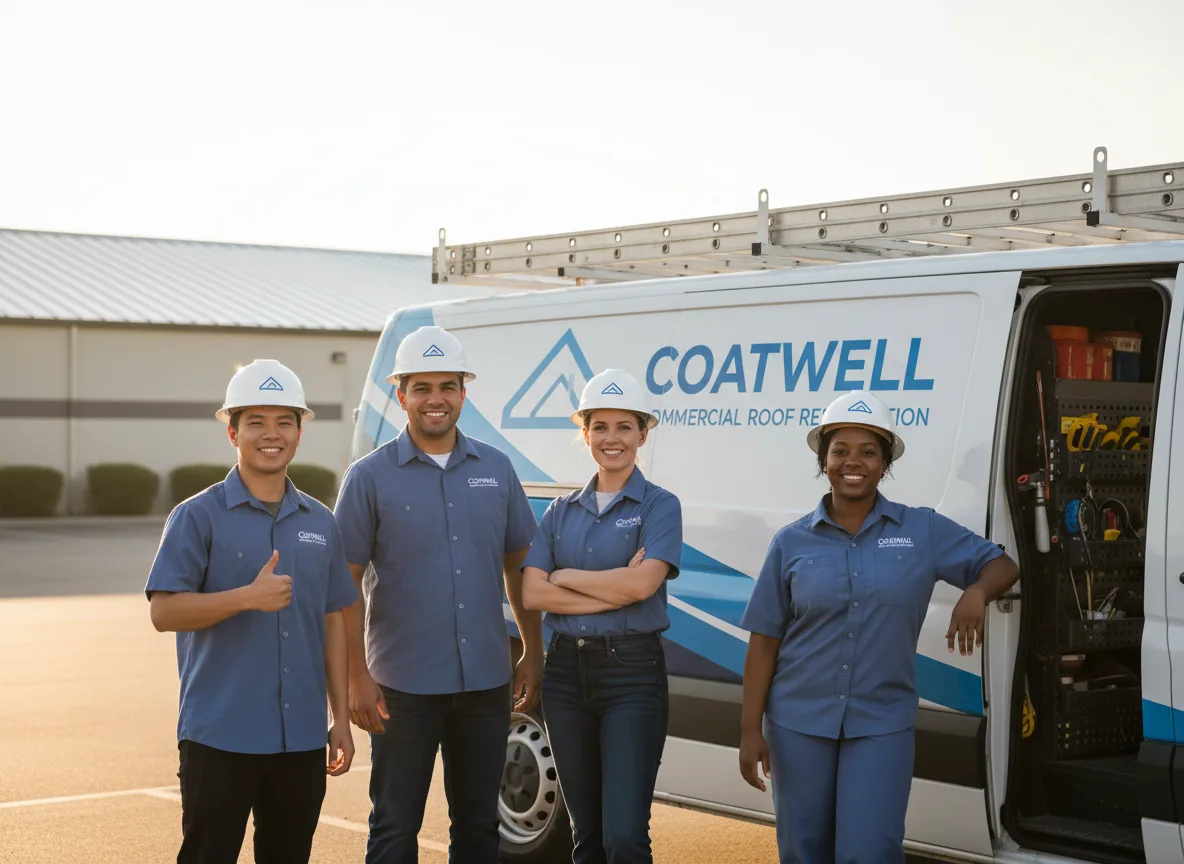 Commercial roof coating company in Stockport, OH